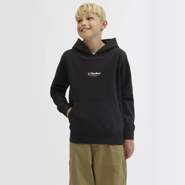 Jack & Jones JUNIOR hoodie zwart