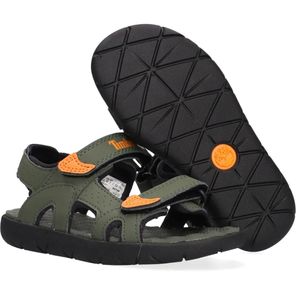 Timberland Perkins Row 2-strap sandalen groen, foto 6