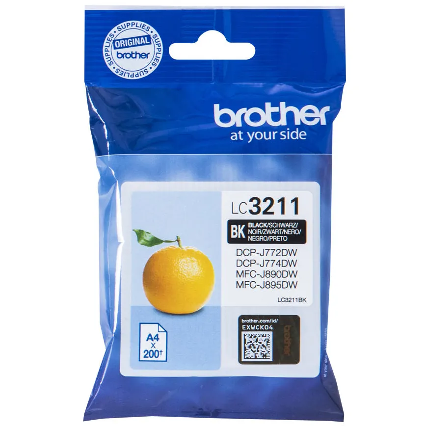 Brother LC-3211BK inktcartridge zwart, foto 2