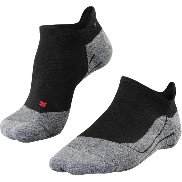 Falke TK5 Invisible wandelsokken zwart Zwart/Grijs