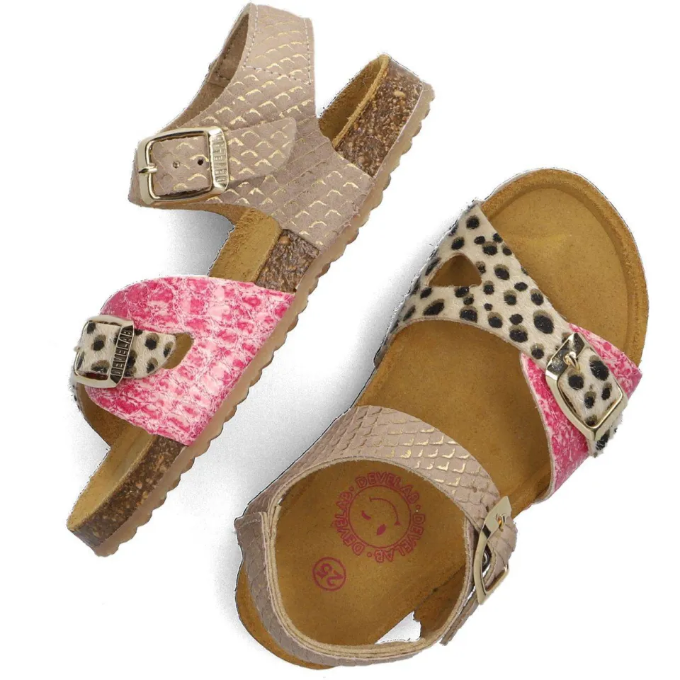 Develab sandalen fuchsia, foto 4