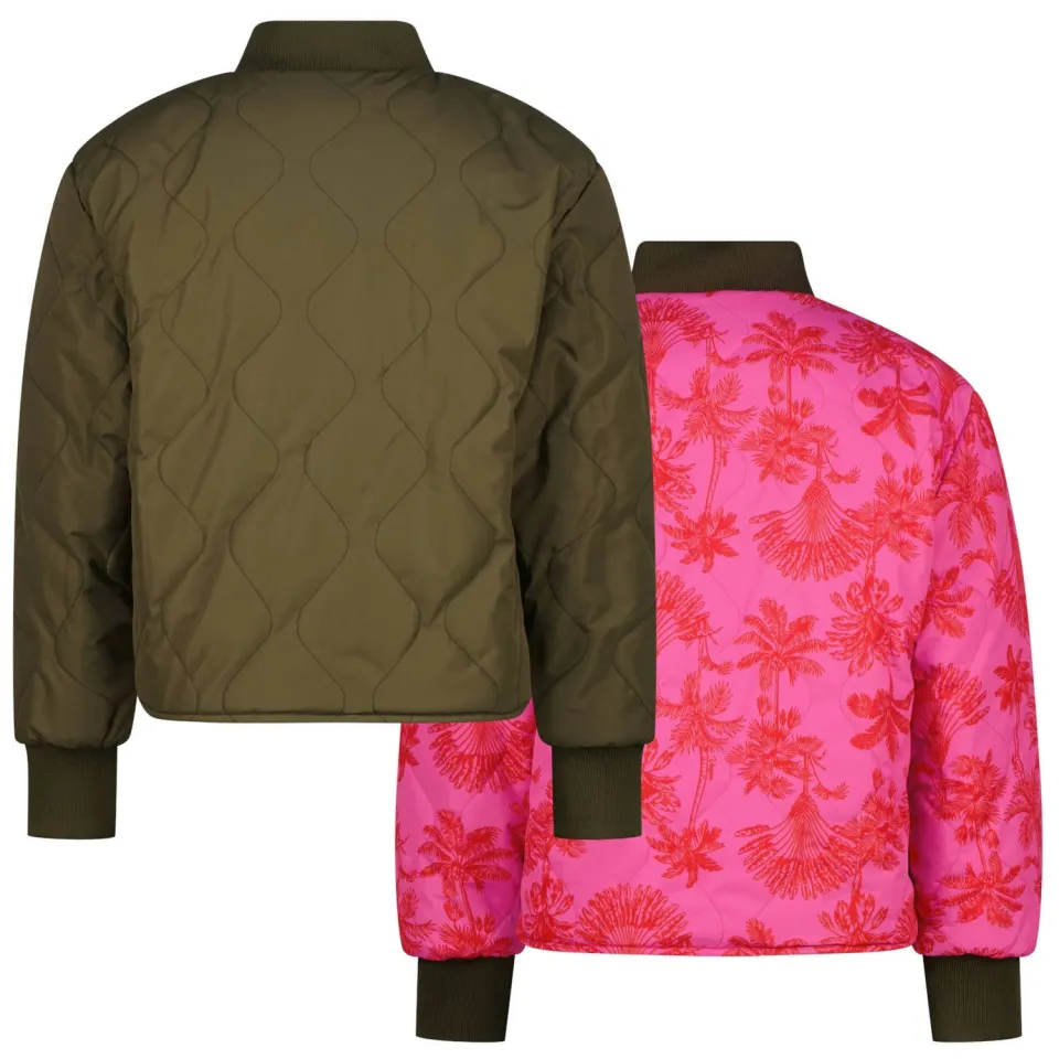 Vingino reversible jas roze, foto 6