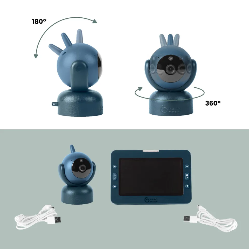Babymoov Gemotoriseerde Video Babyfoon YOO Master + HD, foto 4