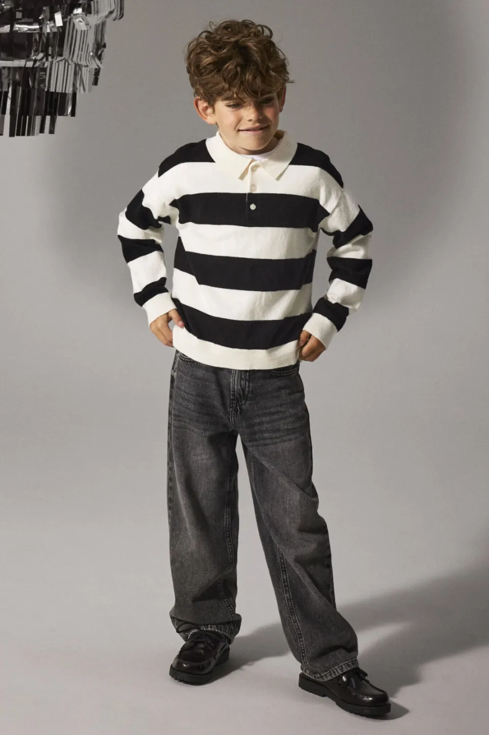 NAME IT KIDS trui zwart gebreid, foto 4