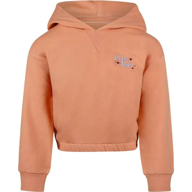 Koko Noko rechtvallende hoodie - oranje
