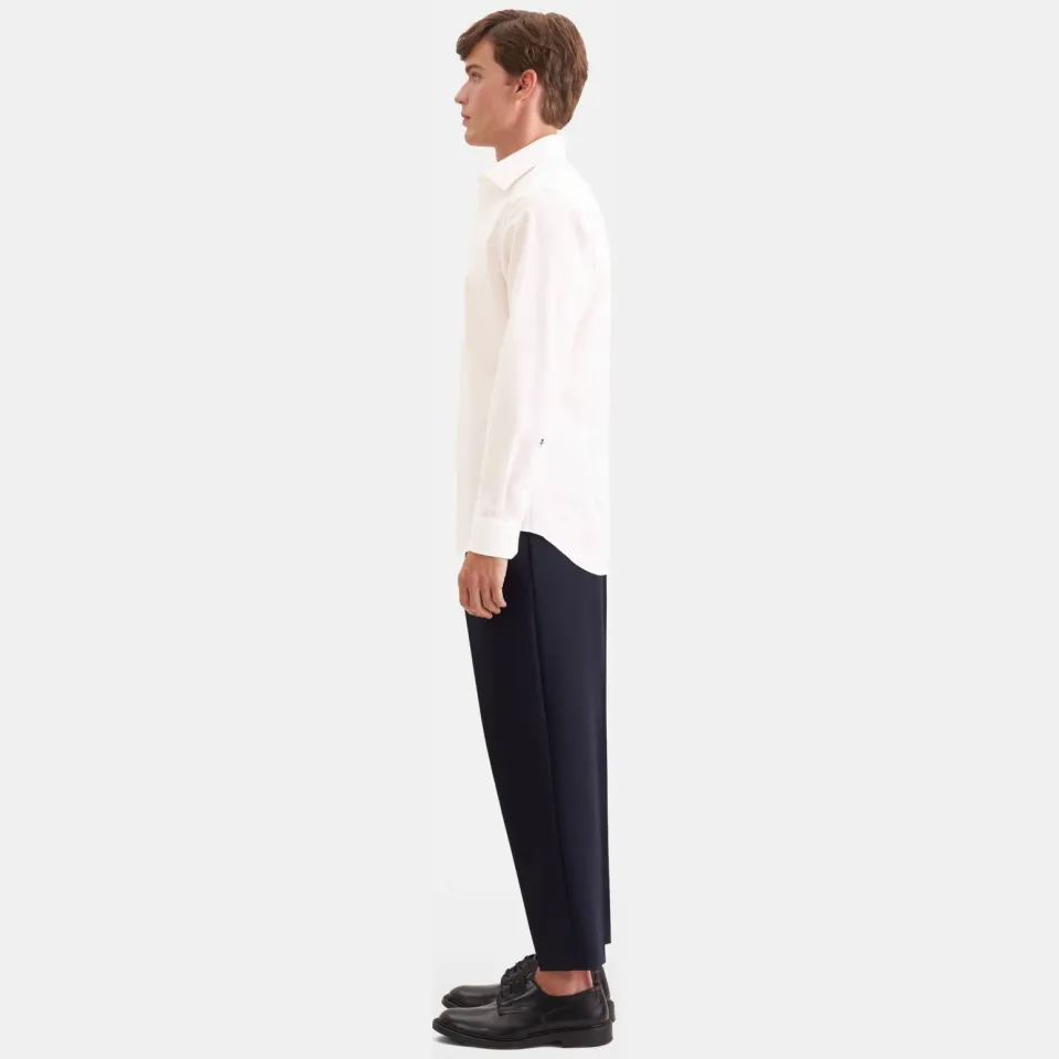 Seidensticker slim fit strijkvrij overhemd ecru, foto 5