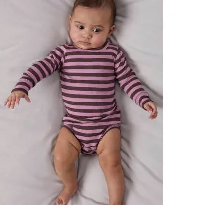 NAME IT BABY gestreepte romper - paars, foto 4