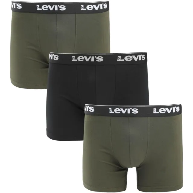 Levi's Boxers Levis Boxershorts 3-Pack Uni Kaki Combo