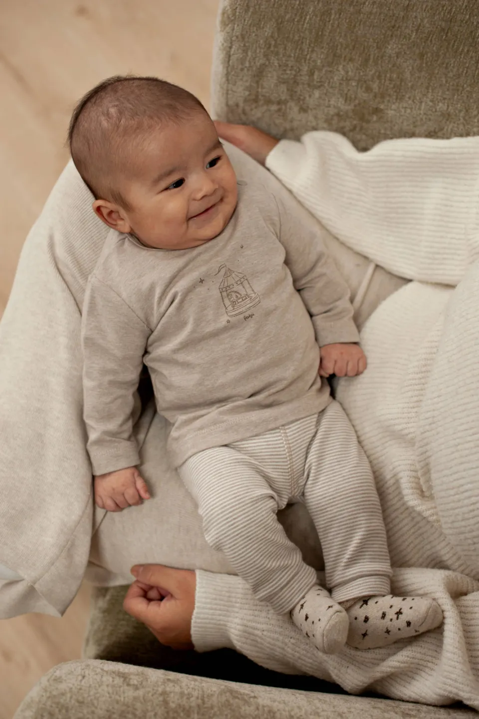 Feetje longsleeve The Cuddle Company beige, foto 6