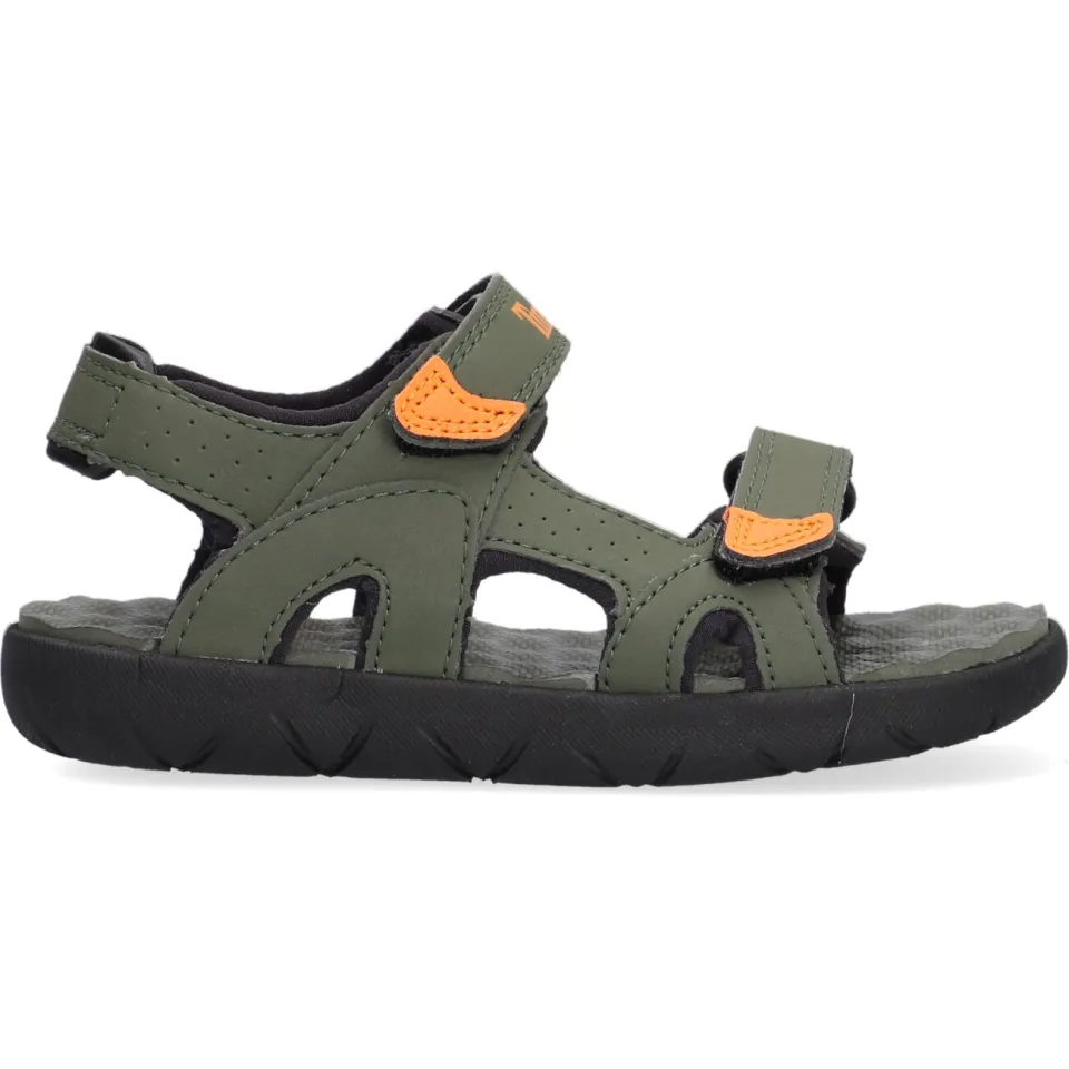 Timberland Perkins Row 2-strap sandalen groen
