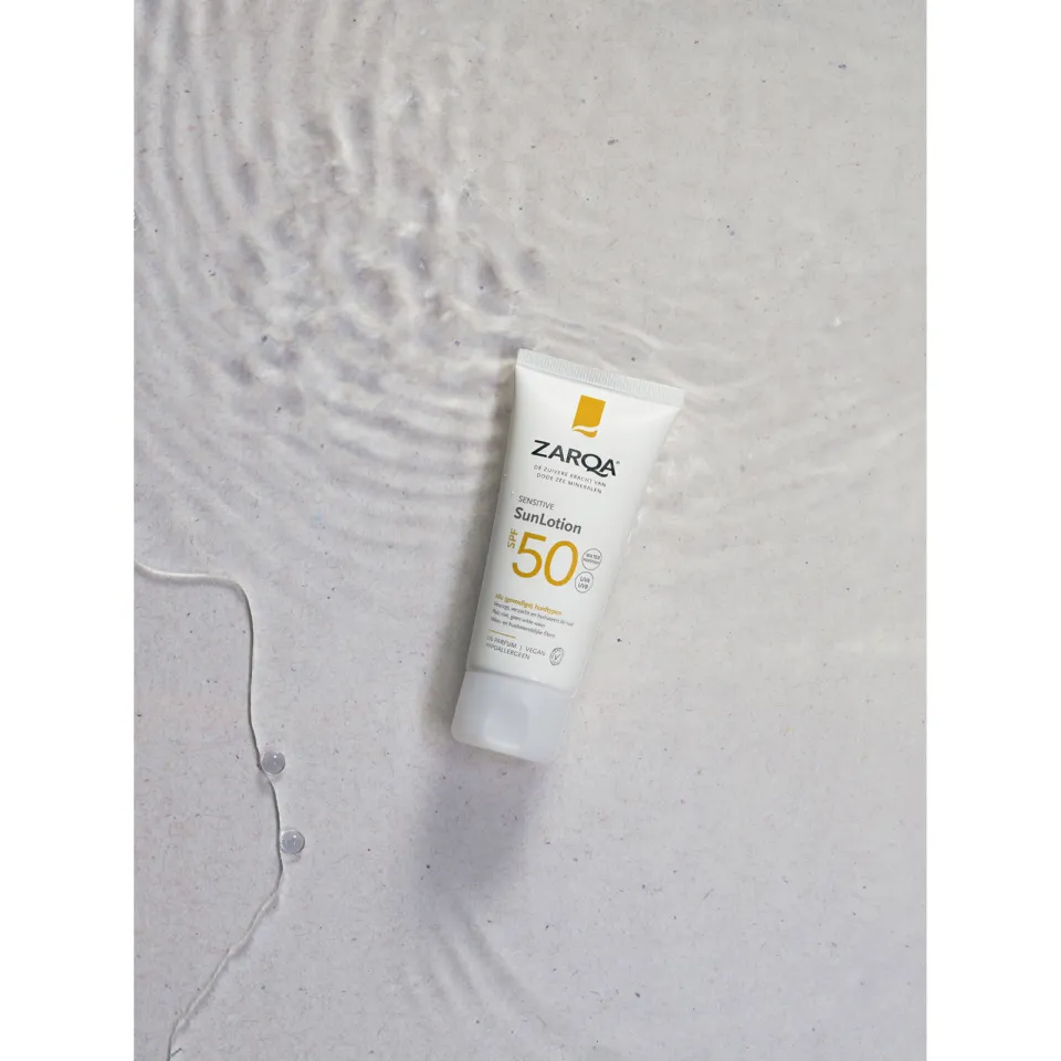 Zarqa Sensitive zonnelotion SPF50 50 ml, foto 6