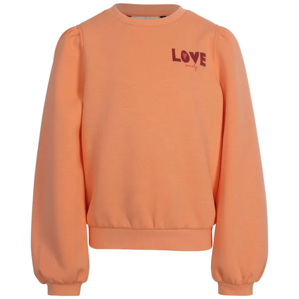 LOOXS little rechtvallende sweater - zalm, foto 3