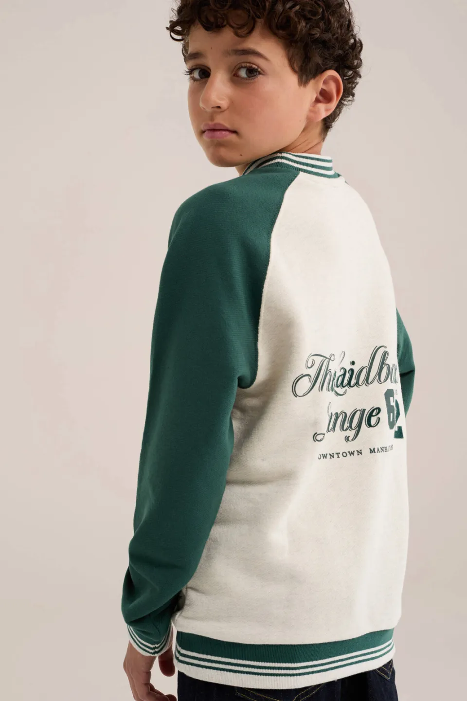 WE Fashion gemêleerde sweater - donkergroen, foto 3