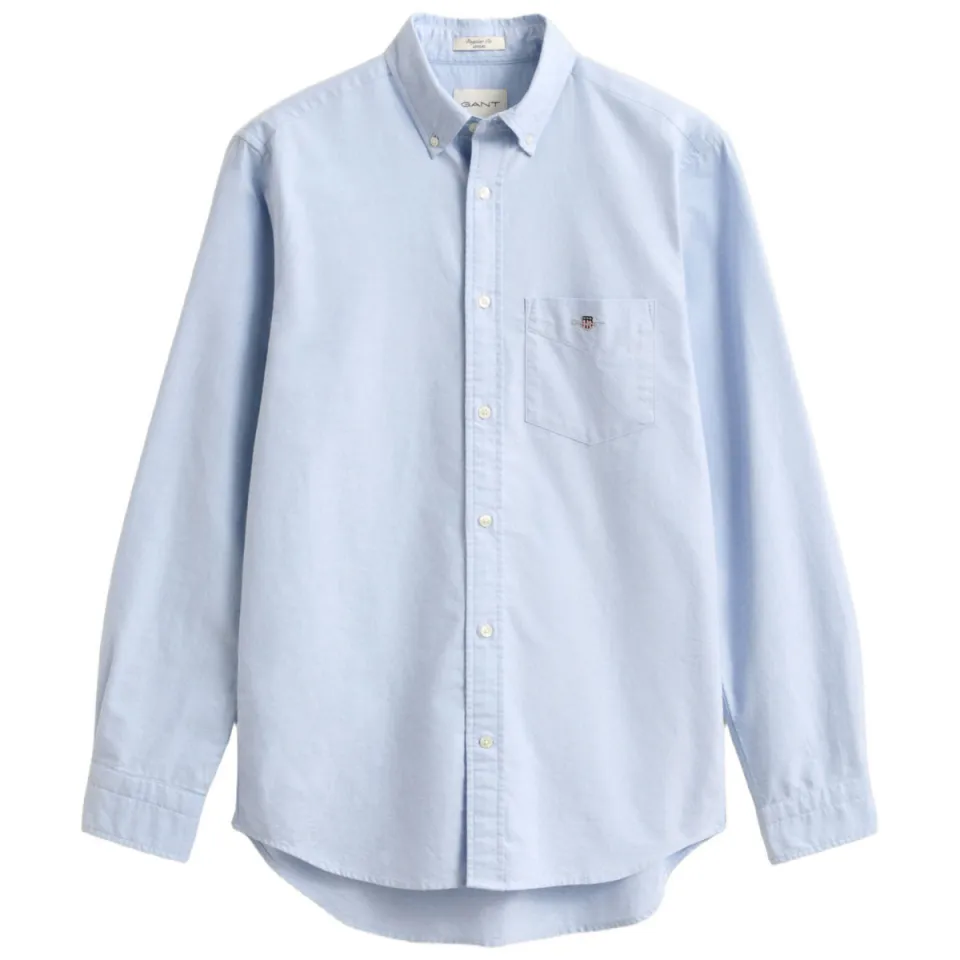 Gant regular fit oxford overhemd lichtblauw, foto 2