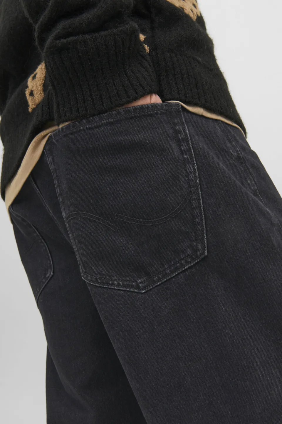 Jack & Jones JEANS INTELLIGENCE baggy jeans - black denim, foto 6