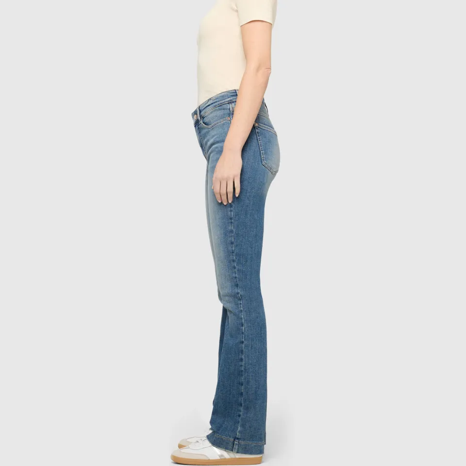 MAC flared jeans - mediumblauw, foto 5