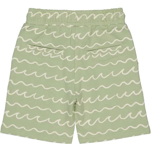 Levv Little casual short groen met golfprint, foto 2