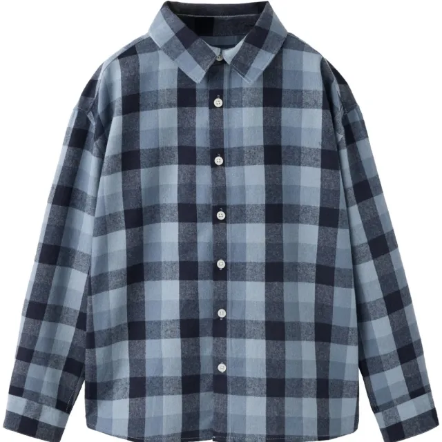 Mango Kids geruit overhemd - marine