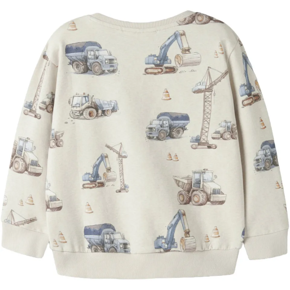 NAME IT MINI sweater met print - ecru, foto 7