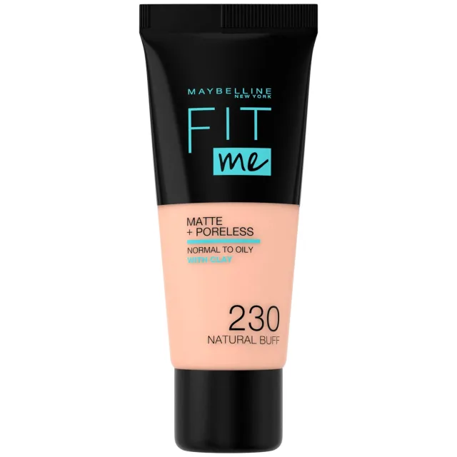 Maybelline New York Fit me Matte + Poreless liquid foundation - 230 Natural Buff Beige