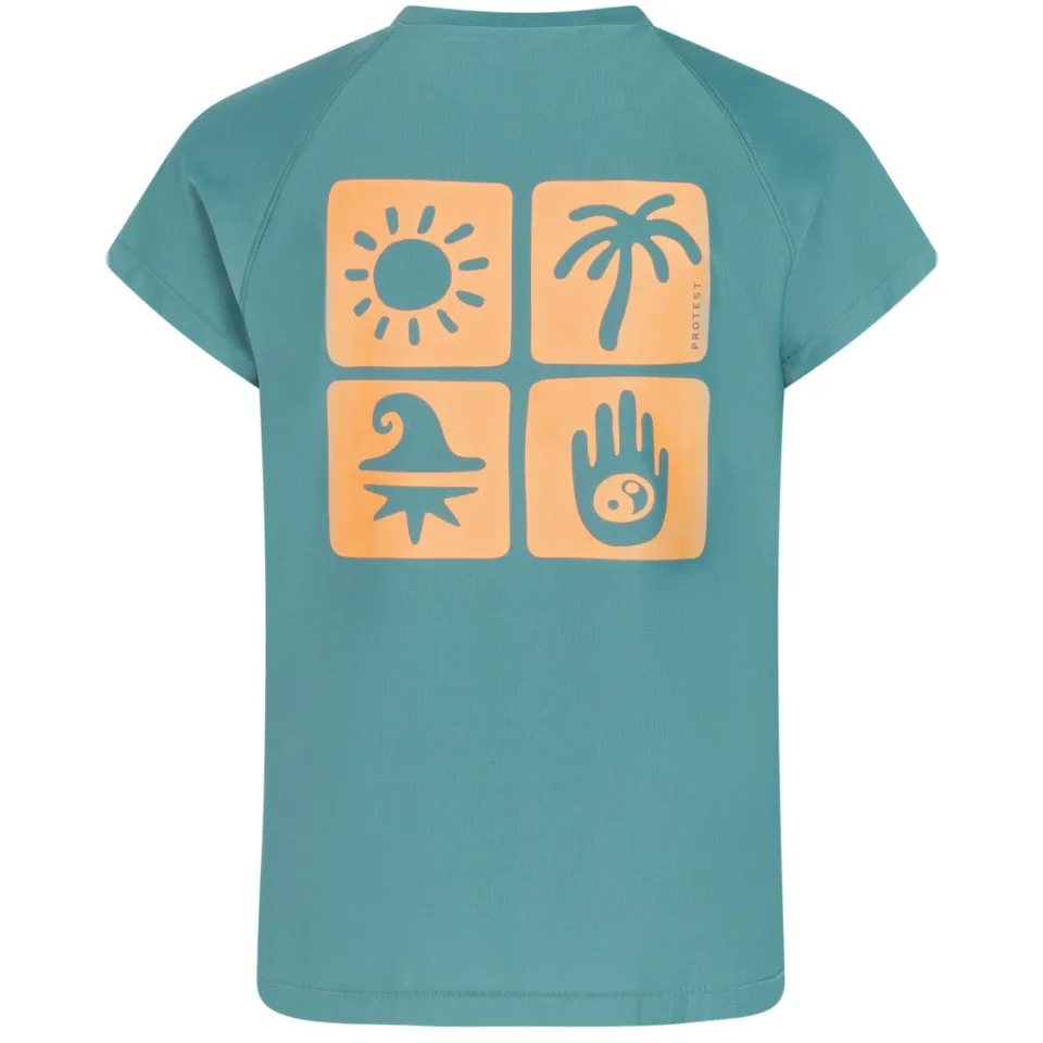 Protest PRTSHERRYS JR surfshirt groen, foto 3