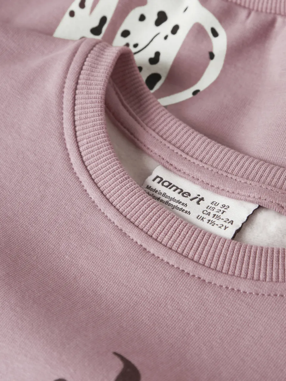 NAME IT MINI sweater met print - roze Trui All over print, foto 4