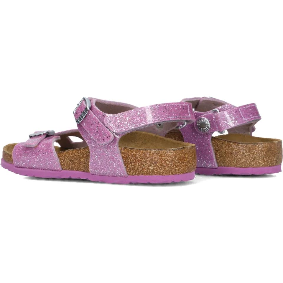Birkenstock Rio AS sandalen roze, foto 3