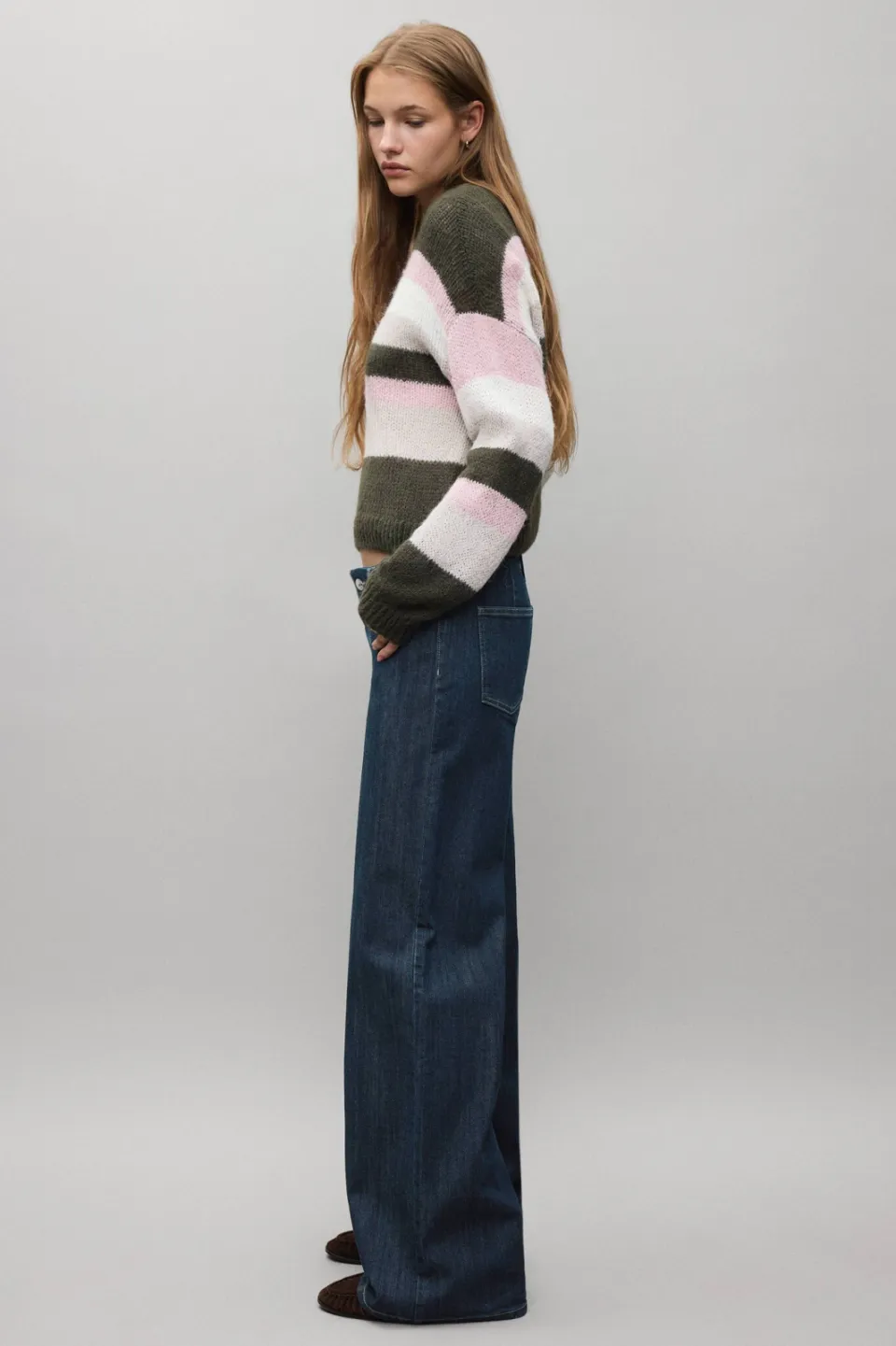 Mango TEEN straight leg jeans - dark blue denim, foto 4