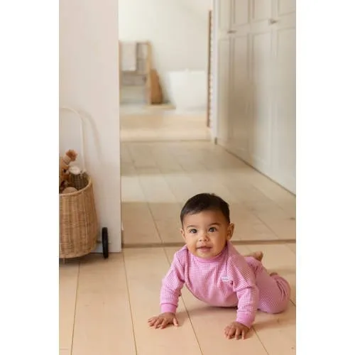 Feetje wafel pyjama roze, foto 5
