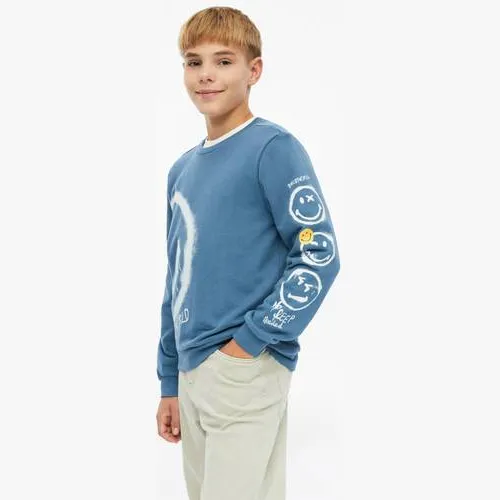 s.Oliver sweater met print - blauw, foto 3