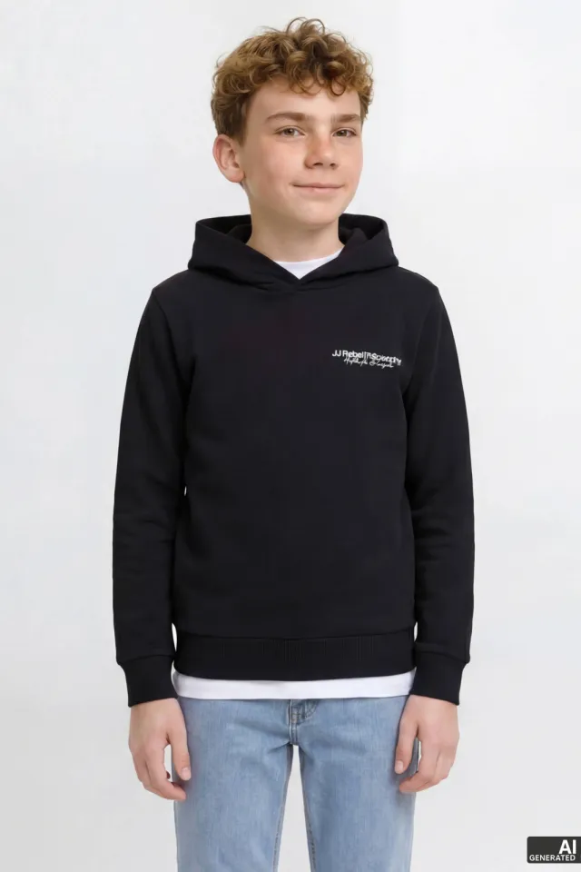 JJ Rebel JUNIOR hoodie zwart