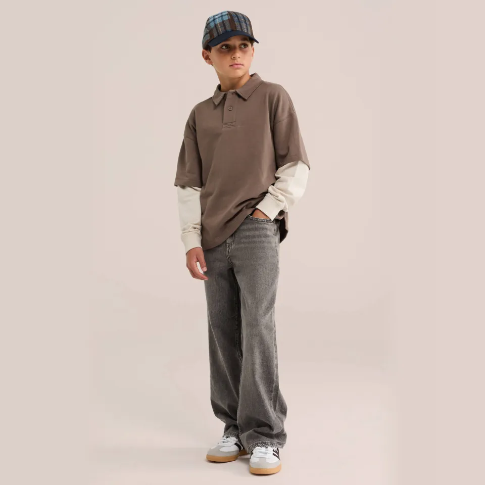 WE Fashion polo - bruin, foto 4