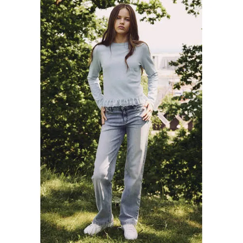 LMTD wide leg jeans - lichtblauw, foto 3