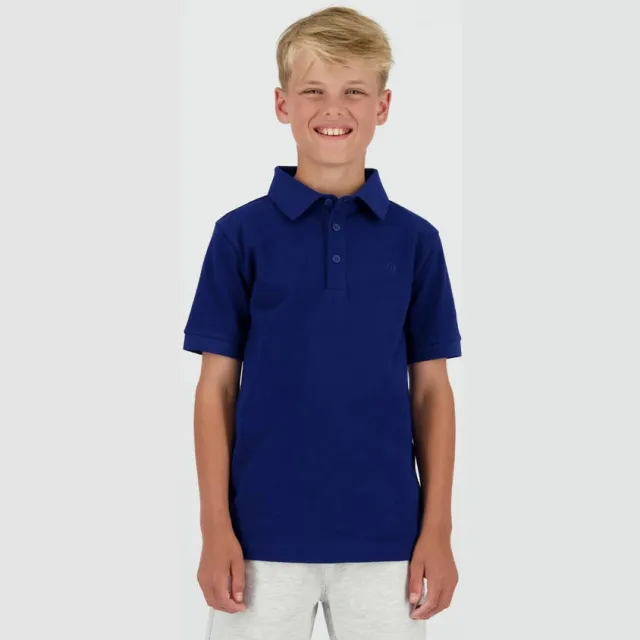 Raizzed pique polo donkerblauw
