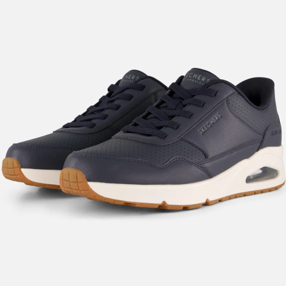 Skechers Slip-Ins Uno Banksia Luxe lage sneakers blauw, foto 3