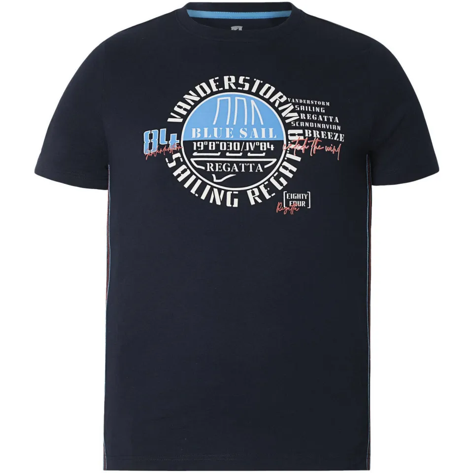 Jan Vanderstorm Ulfert T-shirt donkerblauw, foto 3