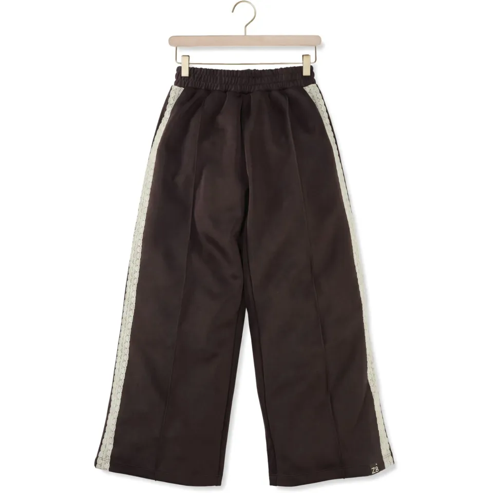 Z8 Nourayn wide leg broek donkerbruin, foto 3