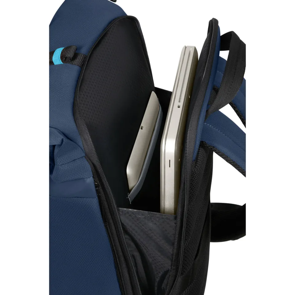 Samsonite Moderny rolltop rugzak donkerblauw, foto 7