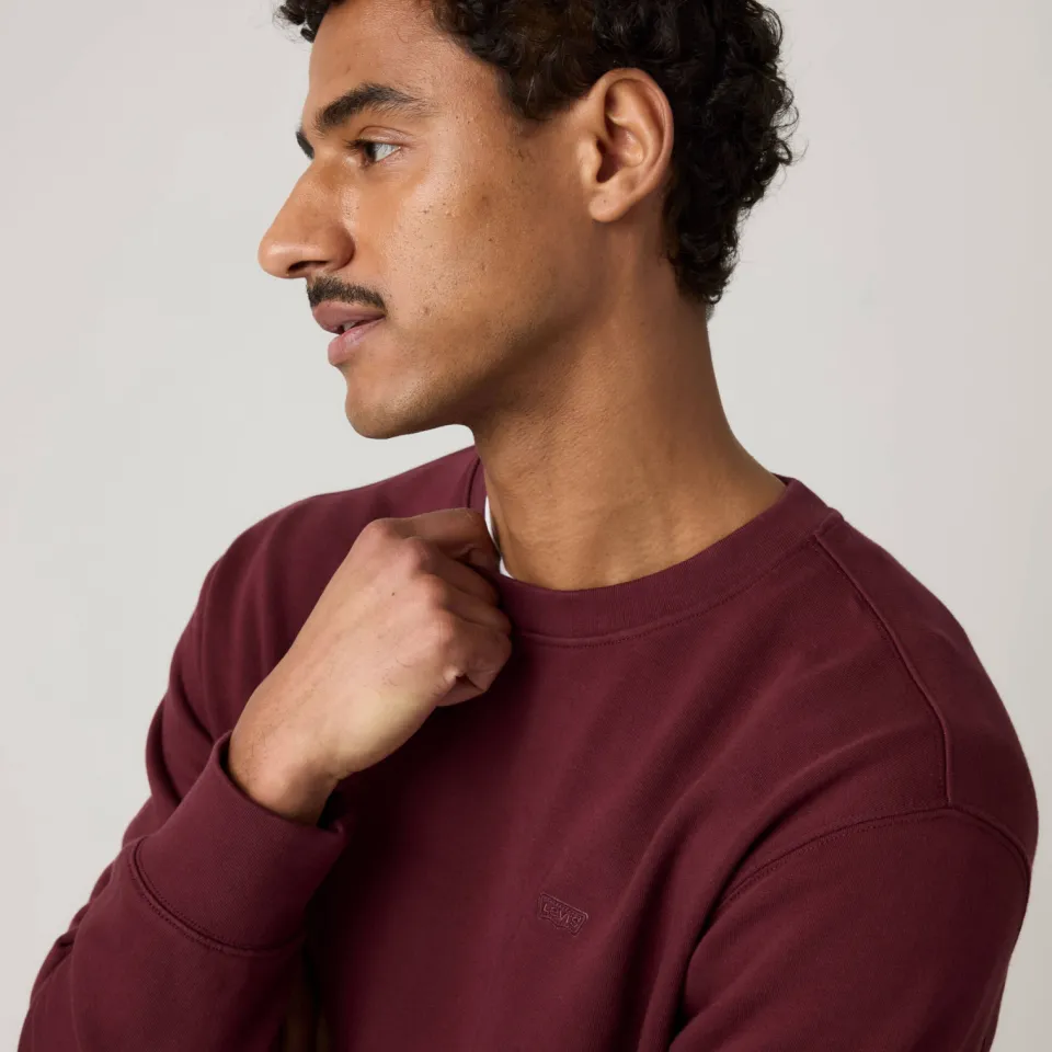 Levi's regular fit sweater - tawny port, foto 5
