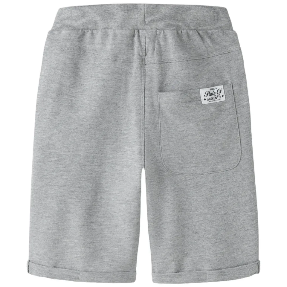 NAME IT regular fit sweatshort NKMVERMO grijs melange, foto 5