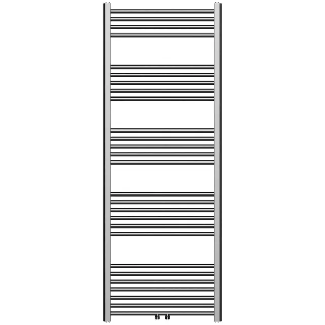 Boss & Wessing Handdoek Radiator BWS Cory 160x60 cm 557 Watt Midden en Zijaansluiting Gunmetal Grijs