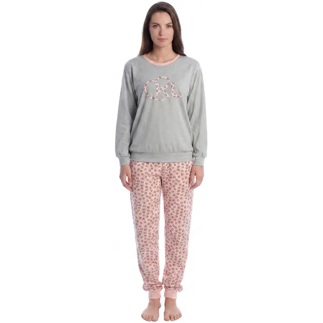 Kisses&Love Kisses And Love KLP1 pyjamaset grijs