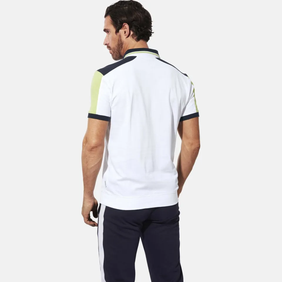 Babista regular fit polo Plus Size - wit, foto 4