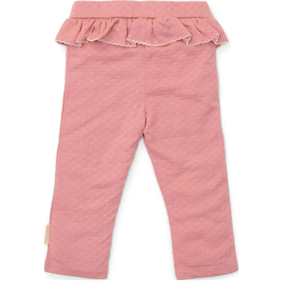 Little Dutch straight legging roze effen, foto 3