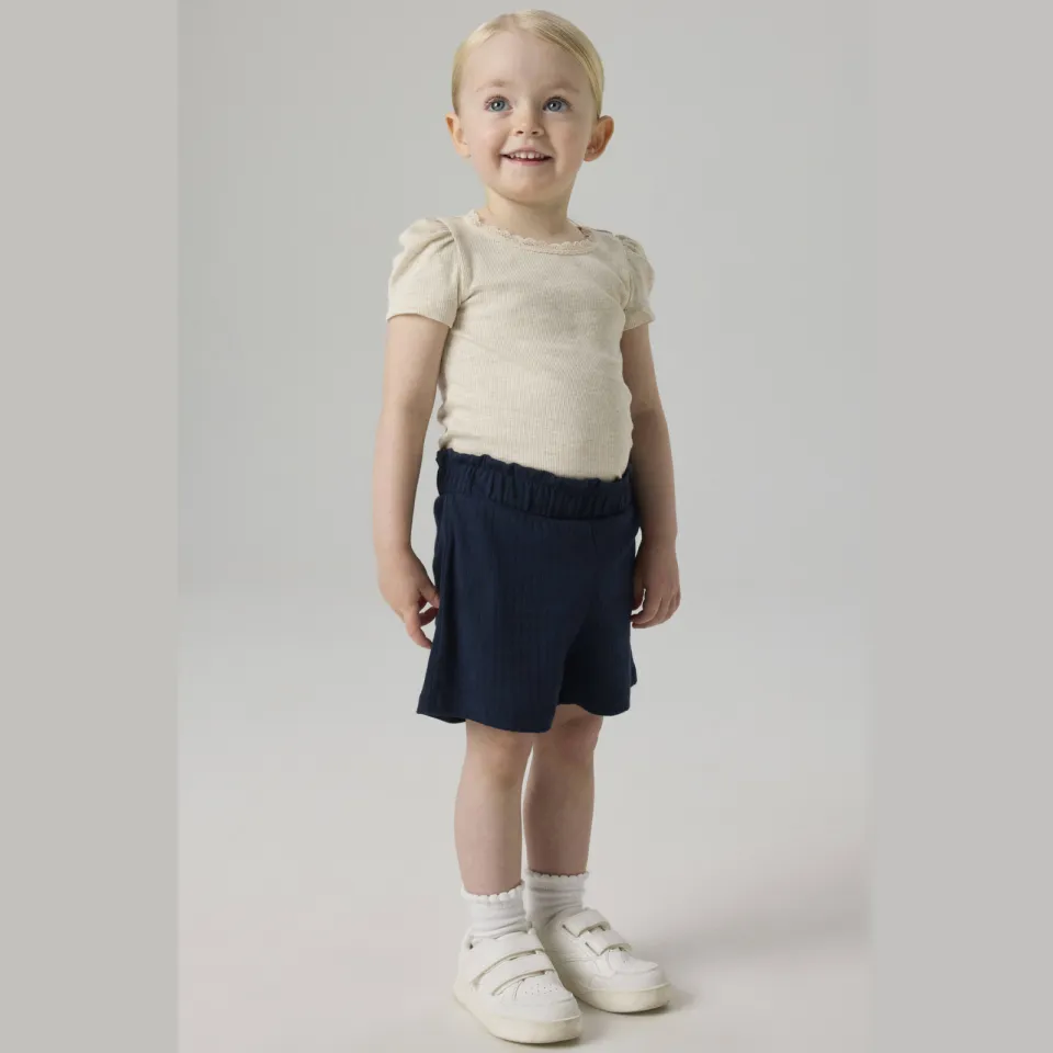 NAME IT MINI casual korte broek donkerblauw