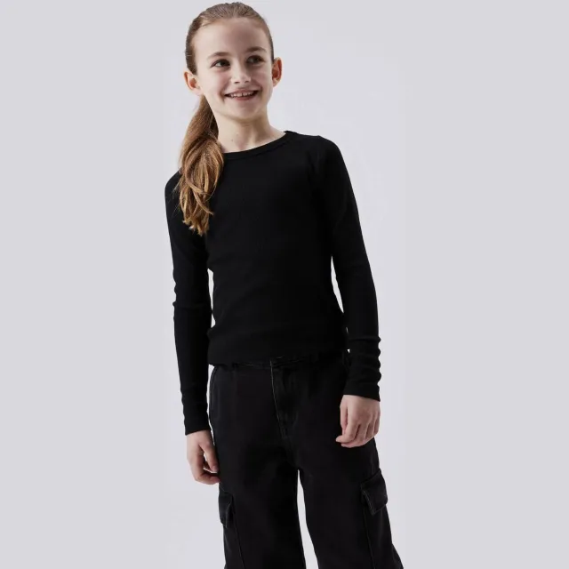 NAME IT NKFNAKAL longsleeve zwart Black