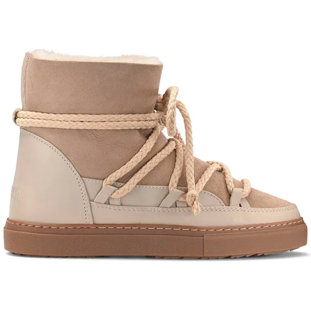 Inuikii Classic leren enkelboots - beige
