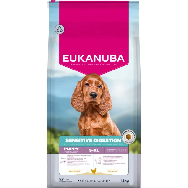 Eukanuba Puppy Special Care Sensitive Digestion hondenvoer 12 kg