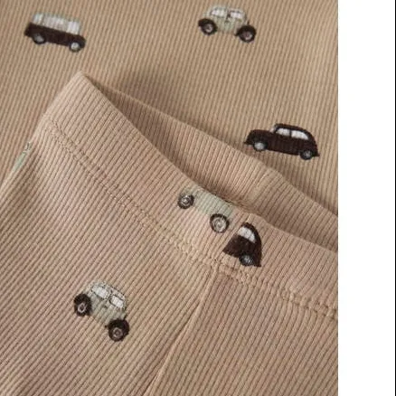 NAME IT BABY babybroek met print lichtbruin, foto 2
