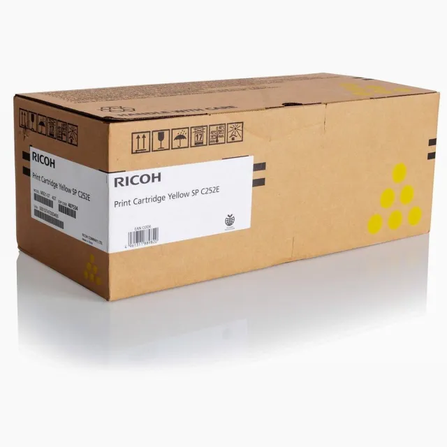 Ricoh 407534 RICOH SPC252E Toner YEL Yellow